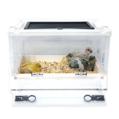 앵무새용품 플라스틱 만능 육추기 새 새장 용품 번식 사육 왕관 모란 코뉴어 퀘이커, 1개, 민트 23,900원