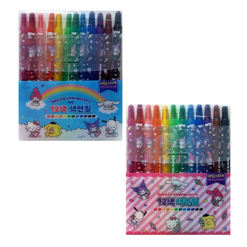 산리오 색연필 산리오캐릭터즈 색연필12색 7,900원