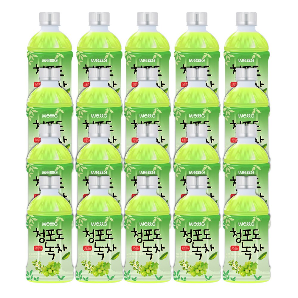 웰그린) 청포도녹차 340ml(20입) 14,900원