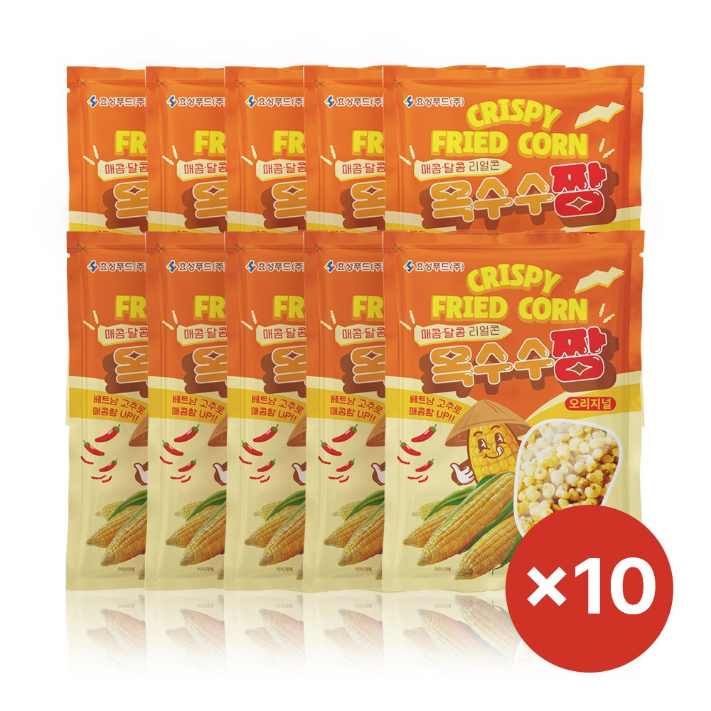 베트남 여행에서 먹던 바로 그 옥수수 스낵 옥수수짱, 인기 간식 베트남 간식 매콤 맥주 안주 16,050원