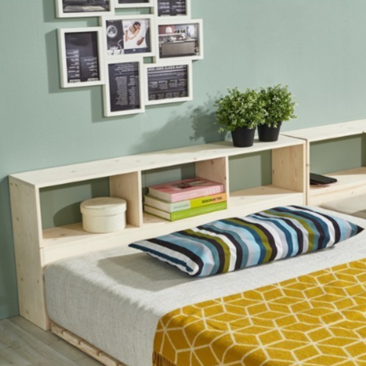 선물 원목 소나무 침대헤드(깔판제외) 63,400원