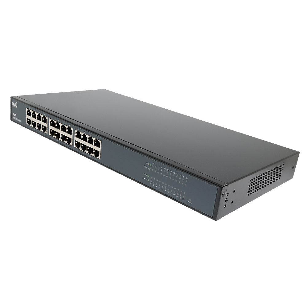 넥시 24포트 기가비트 스위칭 허브, NX-SG1024, 1개 90,800원
