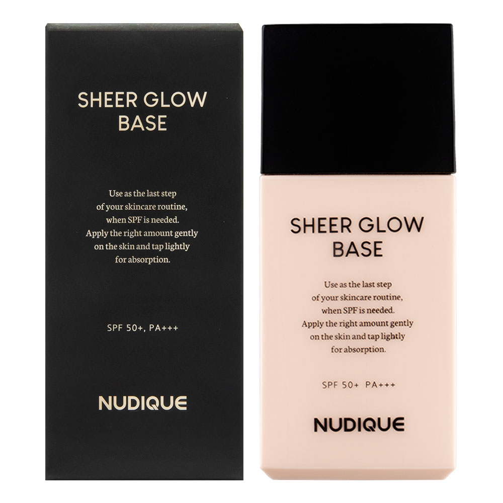 누디크 물광 메이크업 베이스 쉬어 글로우 베이스 SPF50+ PA+++ 광채 쌩얼크림, 누드/베이지, 1개, 현재가 36,000원