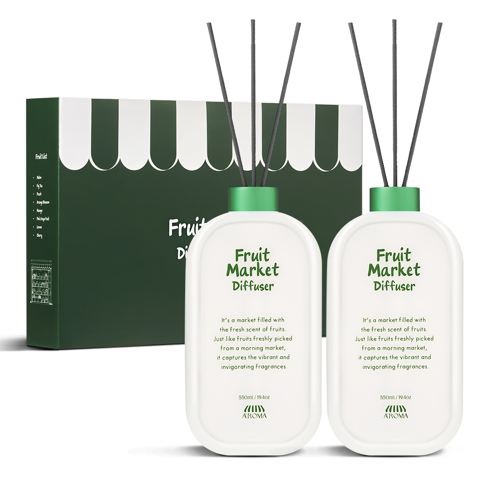 에이로마 후르츠마켓 디퓨저 선물세트 550ml, 스윗어바이트, 1개 18,900원