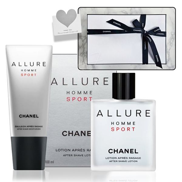 샤넬 알뤼르 옴므 스포츠 애프터 쉐이브 스킨 로션 (남성용) 2종 세트 백화점 무료선물포장+쇼핑백+선물카드 188,490원
