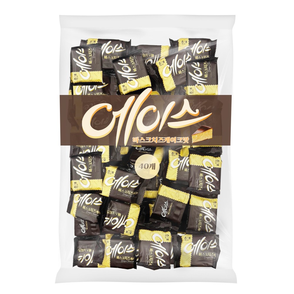 해태제과 에이스 과자 바스크 치즈케이크 대용량 크래커 40개(개별포장), 40개 19,900원