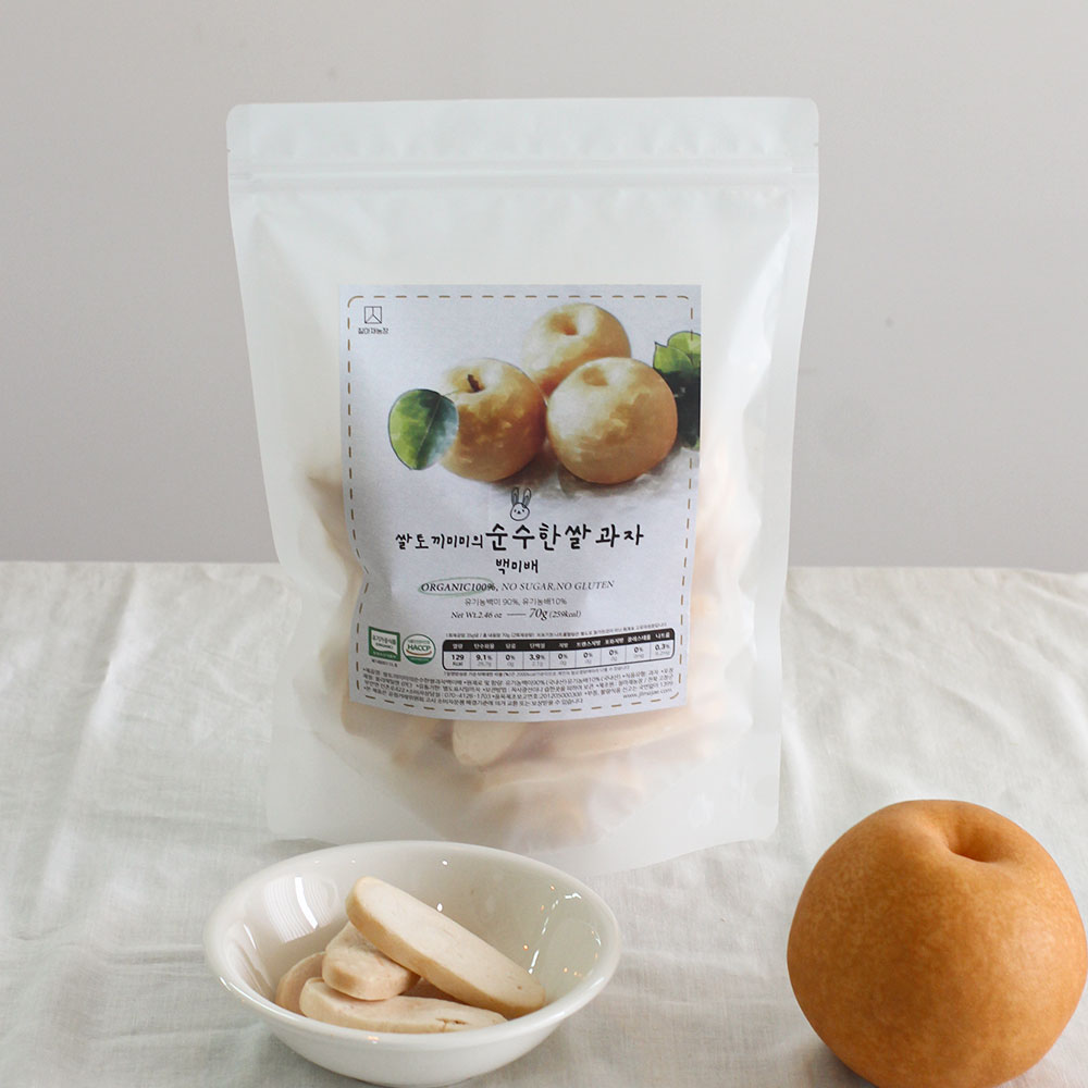 질마재농장 백미배떡뻥 유기농 국내산쌀 무첨가 아이간식 6,600원