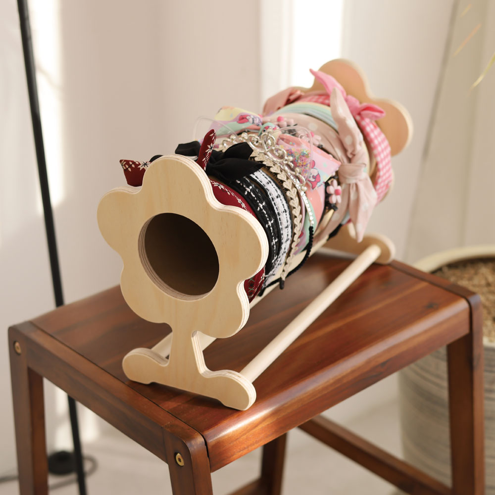 가누앤홈 원목 머리띠 정리대 헤어밴드 진열대, 1개, 플라워 26,340원