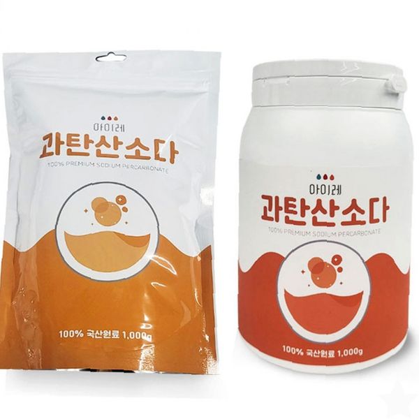 리필형 산소계 살균 분말 표백 세탁조 1kg 탈취 천연 세정 용기형 청소 세탁 8,440원