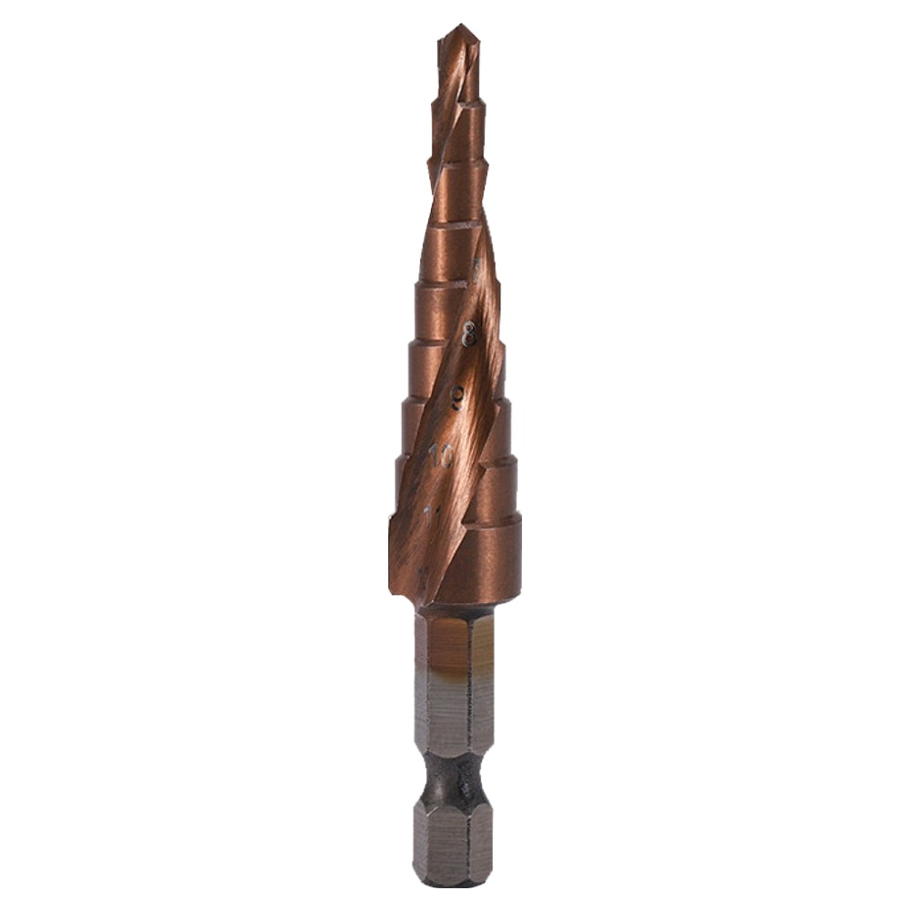 공구엔 코발트 스텝드릴비트 4~12mm 9단 스텐홀쏘 철판 타공 확관 스텝기리, 1개 7,800원