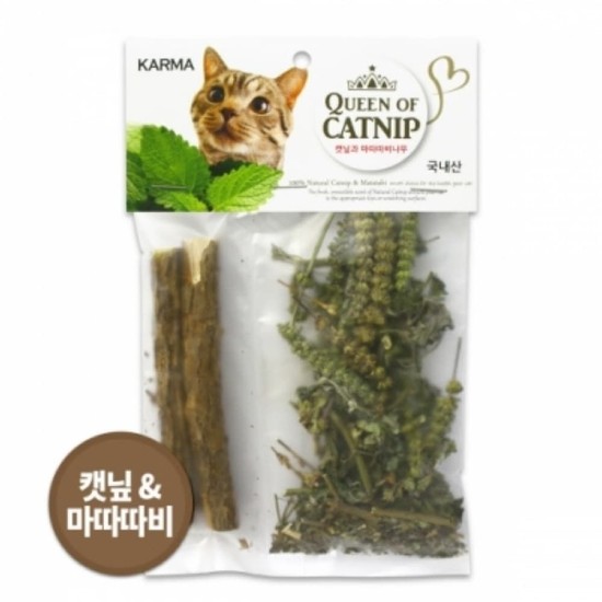 카르마 퀸오브캣닢 캣닢과 마따따비 나무 13g 3,560원