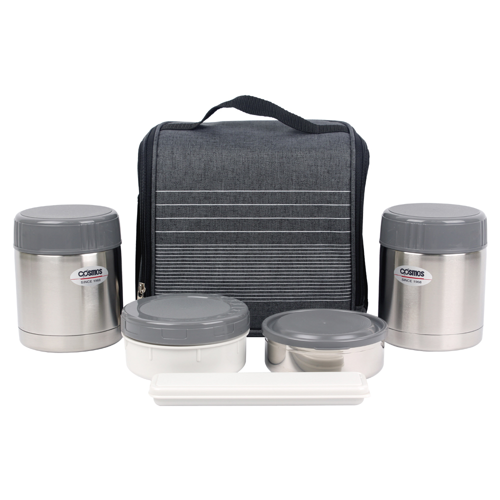 코스모스 올 스테인레스 알찬 두개 도시락 WJ-815, 혼합색상, 1세트 77,890원