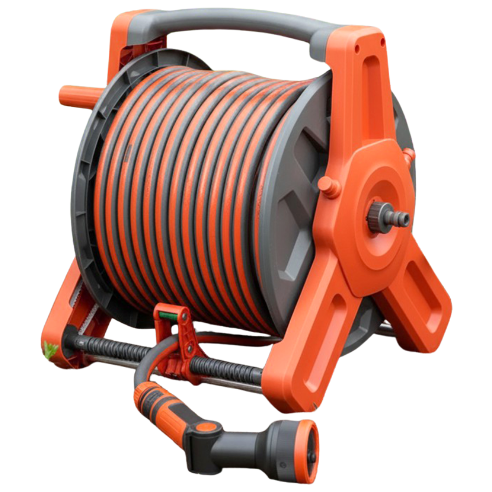 플로하우스 물 호스릴 프리미엄 자동정리 릴호스 세차 베란다 정원 워터릴 호스, 40M 93,500원