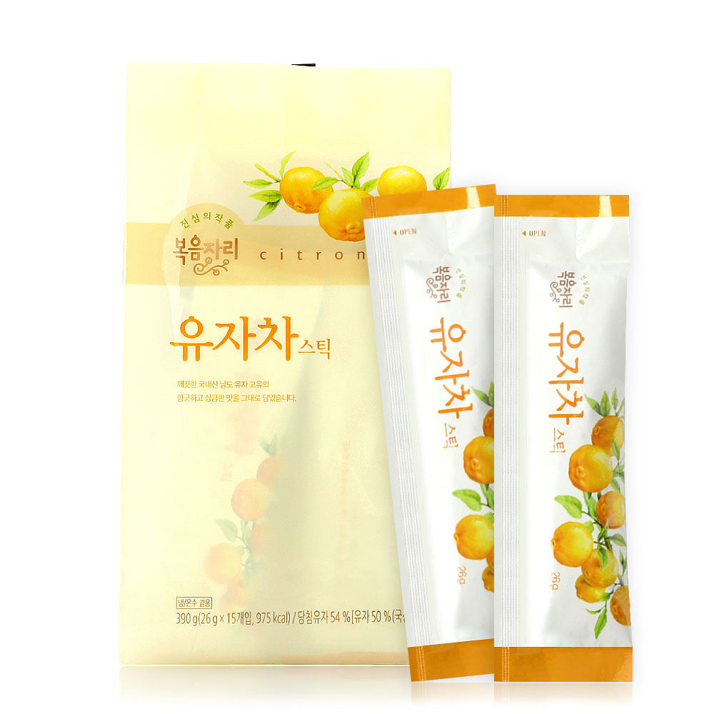 복음자리 유자차 스틱, 26g, 15개입, 1개 8,390원