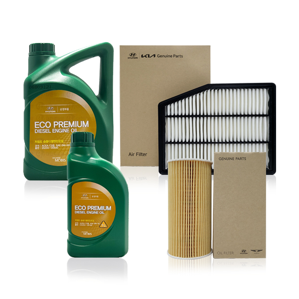 [올뉴쏘렌토디젤 2.2] 현대모비스 순정오일 052000-00640 +필터세트 65,000원