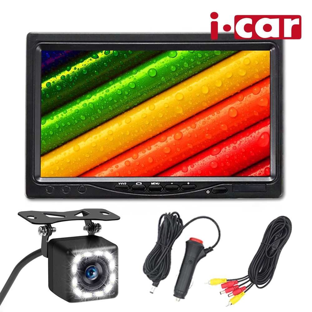 7인치 거치식 모니터 LED 12발 시거잭 상시 후방카메라 풀세트 82,390원