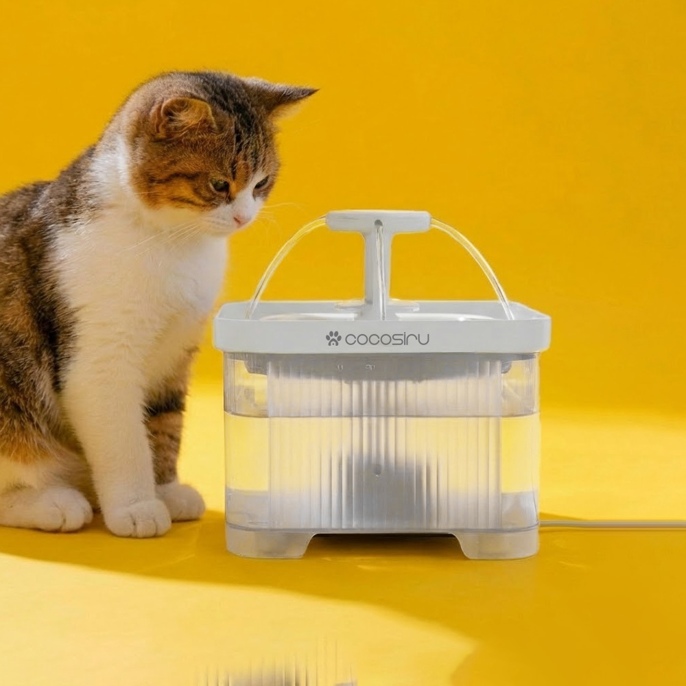 코코시루 간편세척 무선 모터 대용량 자동 급수기 WP3WF-WPS 고양이 강아지 정수기 음수대, 1개 47,640원