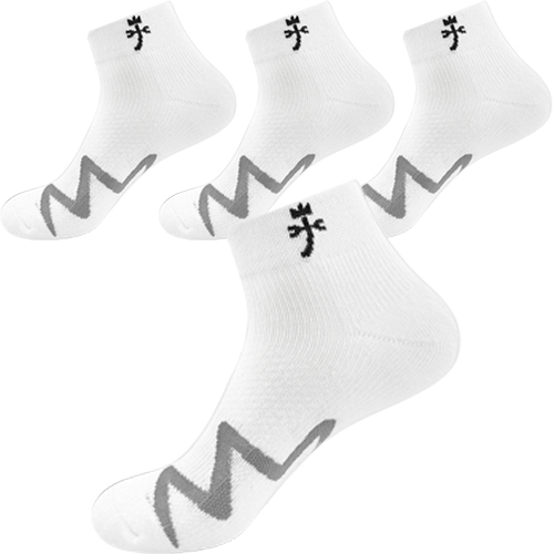 까스텔바작 남녀공용 압박 쿠션 칼리데일 중목 골프양말 4켤레 세트, 그레이, 1세트 20,000원