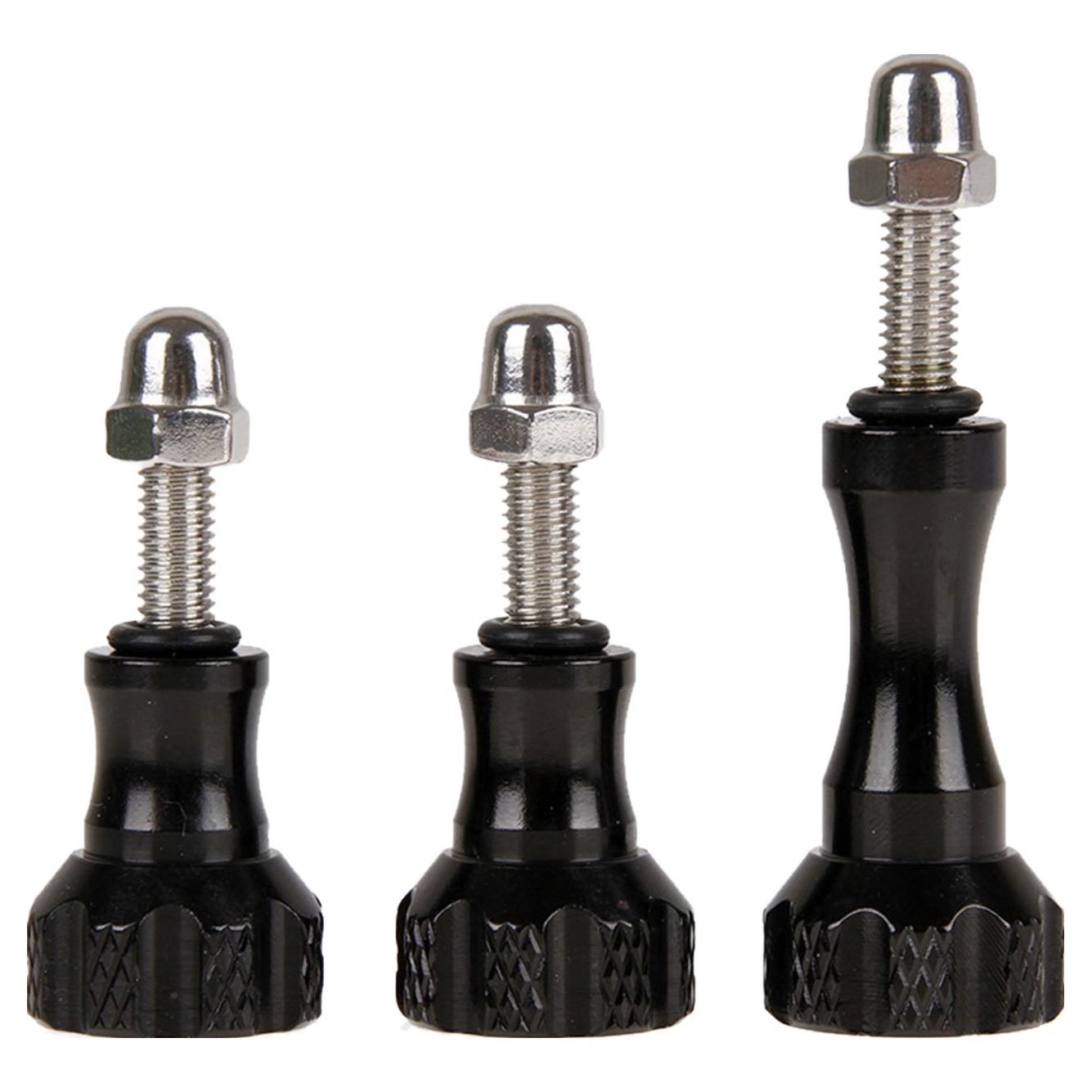 코스넬 액션카메라 알루미늄 합금 CNC 고정 GoPro 호환 나사 3종 세트 8 x 5 x 2 cm, 1세트, 블랙 6,400원