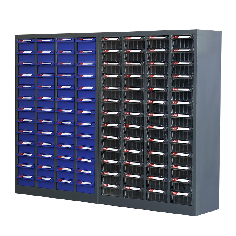 팩토박스 대형 부품 보관함 서랍장 공구 나사 볼트 칸막이 재료 철제, 투명, 1개 203,440원