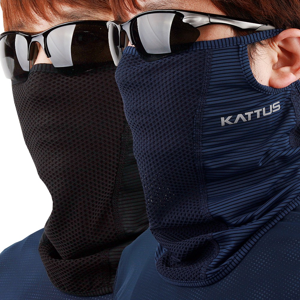 KATTUS 카투스 1+1 2023년 신제품 쿨 워머 멀티스카프 냉감마스크 자전거쿨마스크 쿨스카프 넥워머 디자인등록제품 KC인증완료, ZET7 네이비1+블랙1, 1개 22,900원