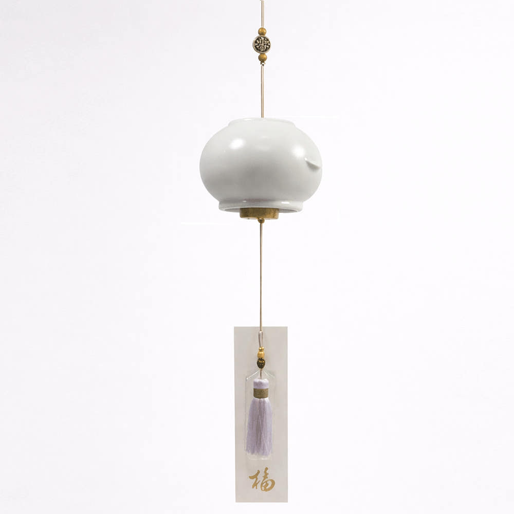 오복항아리 풍경 도자기 후우링 도어벨 현관종, 백자 29,000원