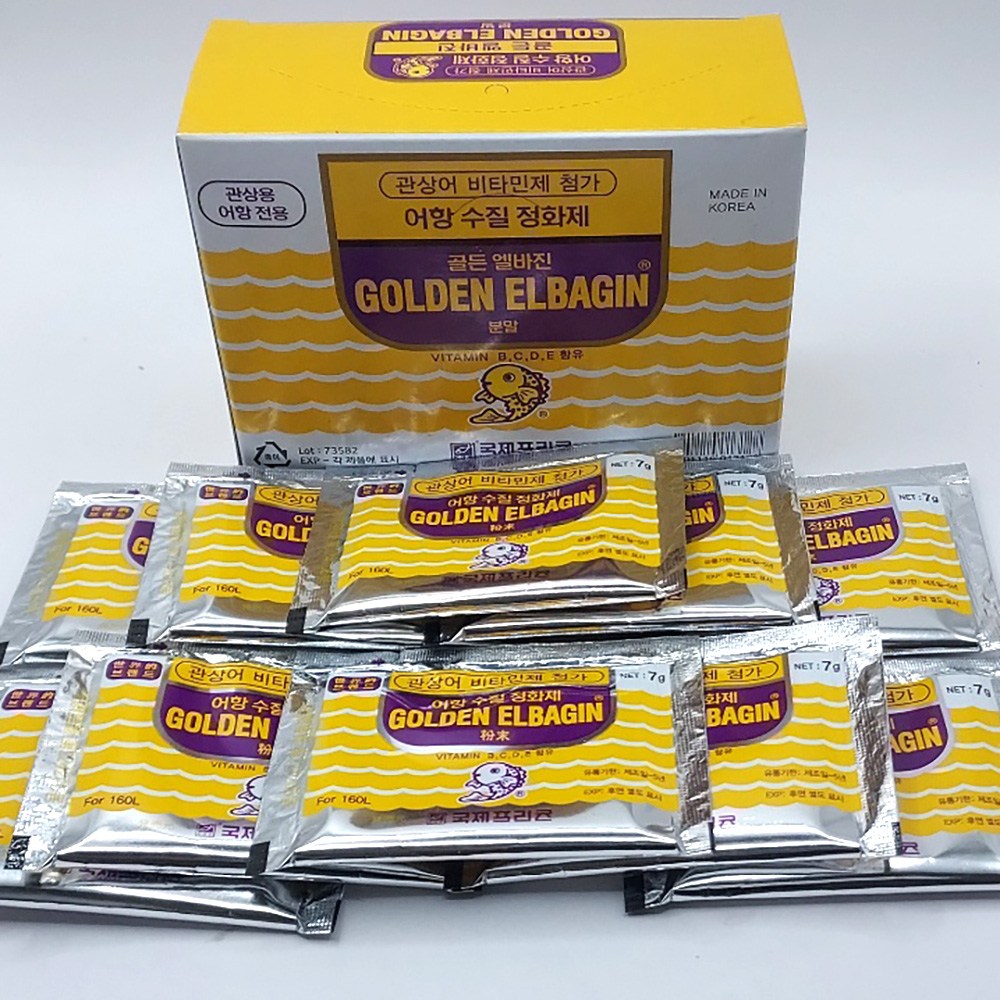 어밥 골든 엘바진 30포 어항 종합 수질개선제 13,500원