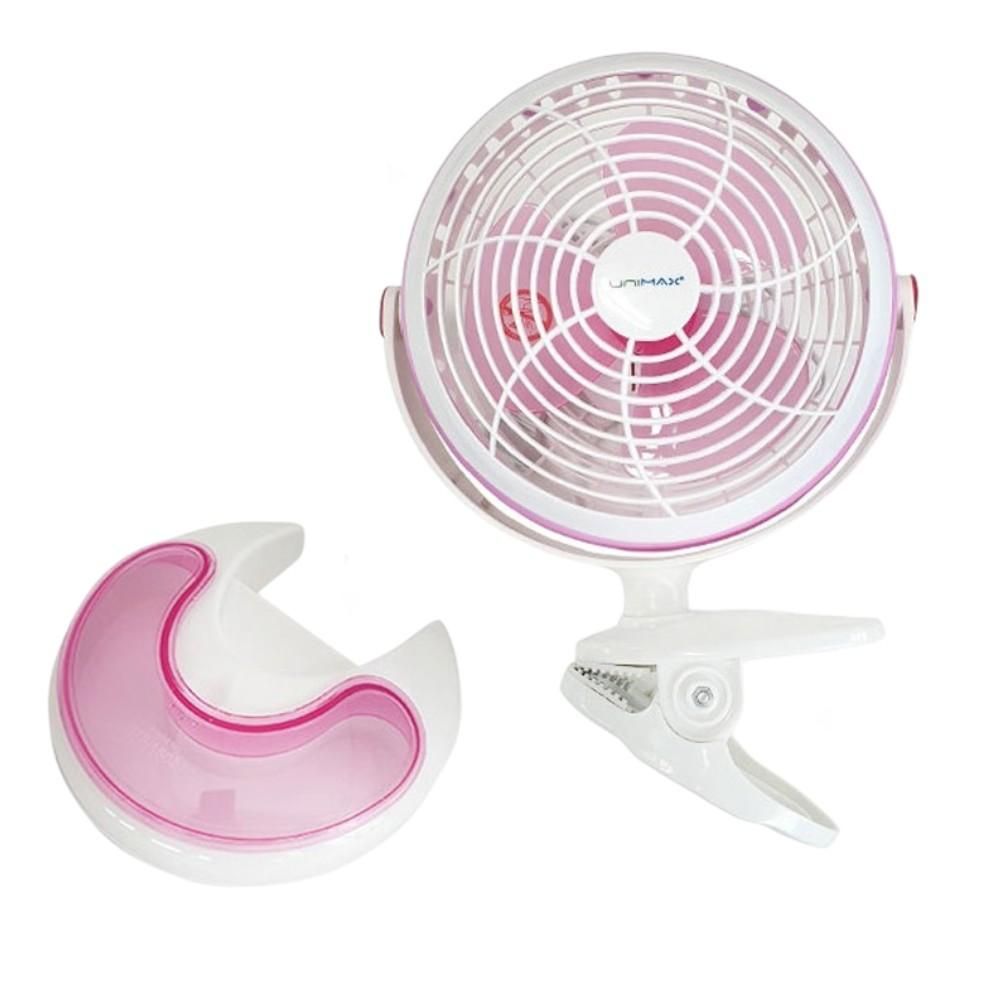 편리함과 효율 (핑크컬러발송) 유니맥스 8인치 탁상 클립형 겸용 미 무료배송 40,680원