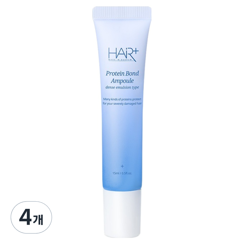 헤어플러스 단백질 본드 헤어 앰플, 15ml, 4개 11,790원
