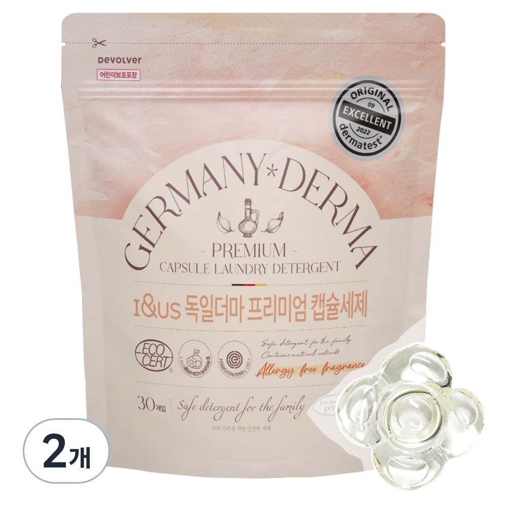 아이앤어스 독일더마 프리미엄 캡슐세제, 30개입, 2개 35,900원