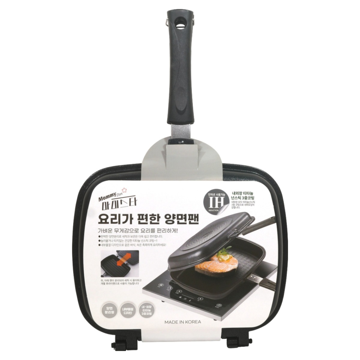 마미스타 인덕션 간편요리 양면팬 국산 IH 티타늄코팅 23,340원