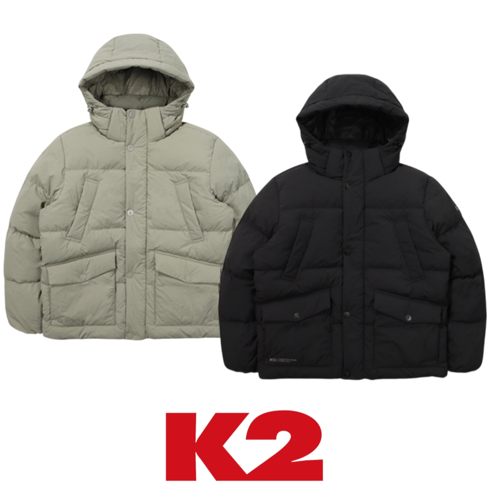 [정가 415,000원] K2 남성 패딩 헤비 구스다운 후드 보온 겨울 캠핑 낚시 등산 야외 자켓 177,000원