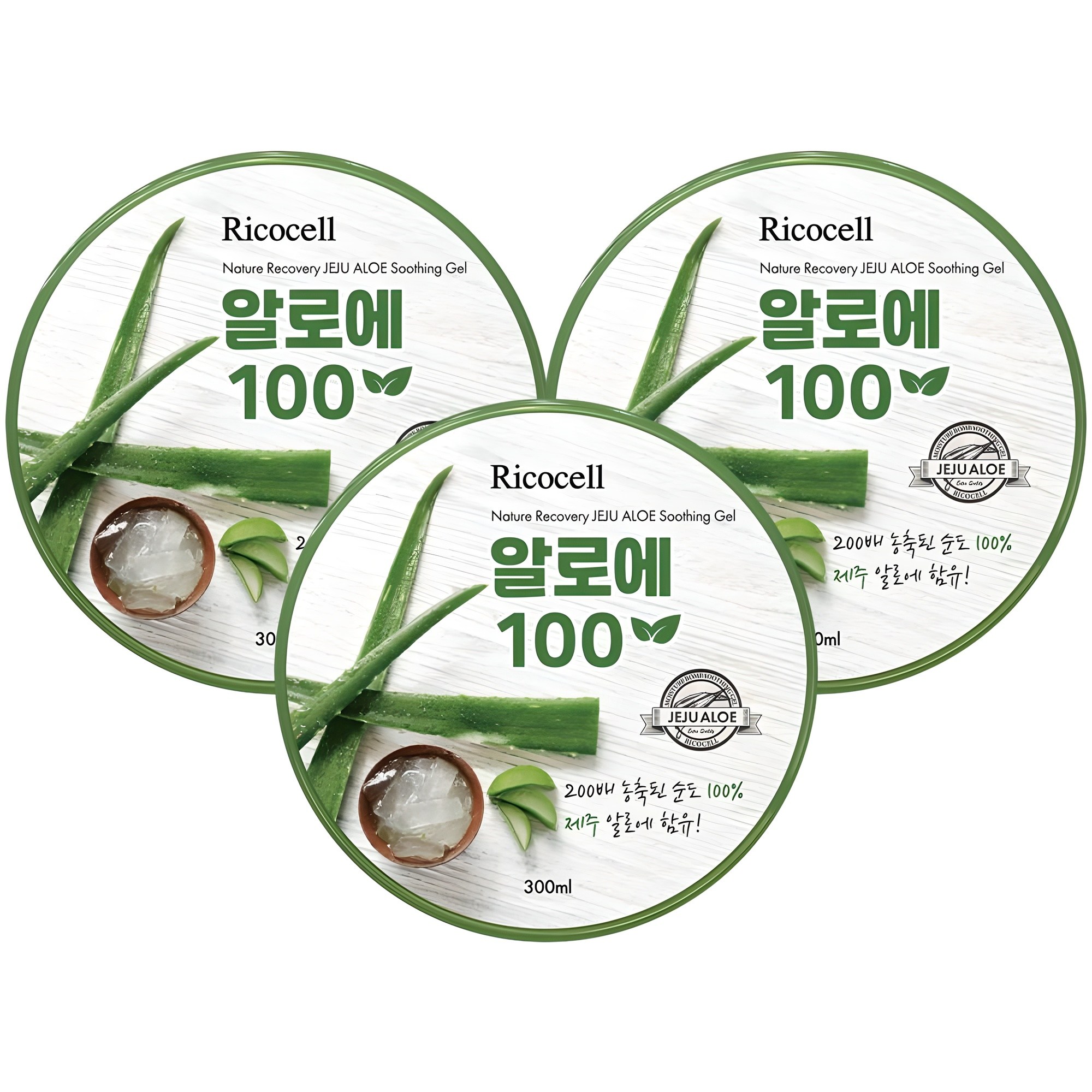 리코셀 네이처 리커버리 순도 100% 제주 알로에 수딩젤, 5개, 300ml 14,900원