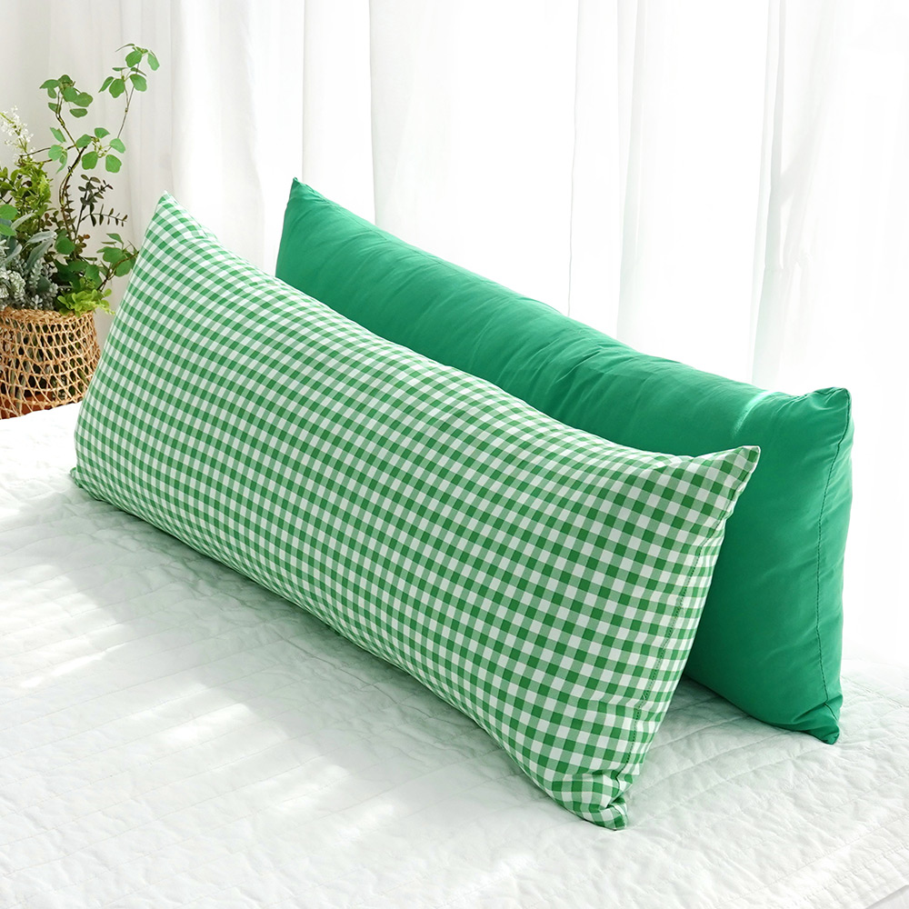 스코홈 바디필로우 긴베개 커버 2p, 그린, 체크그린 12,900원