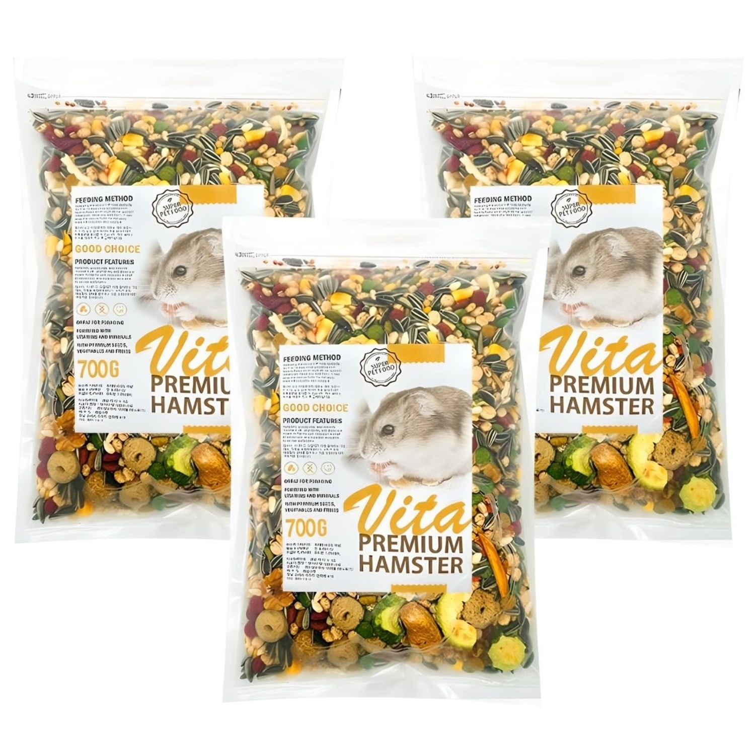 비타프리미엄 햄스터사료, 650g, 2개 14,600원