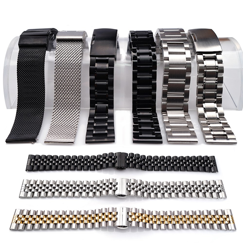 심플한 포인트 13종 20mm 22mm 호환가능한 메탈시계줄 갤럭시워치3 기어 S3 16,900원