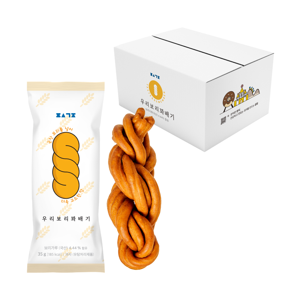 편식공장 우리보리 꽈배기, 35g, 12개 16,900원