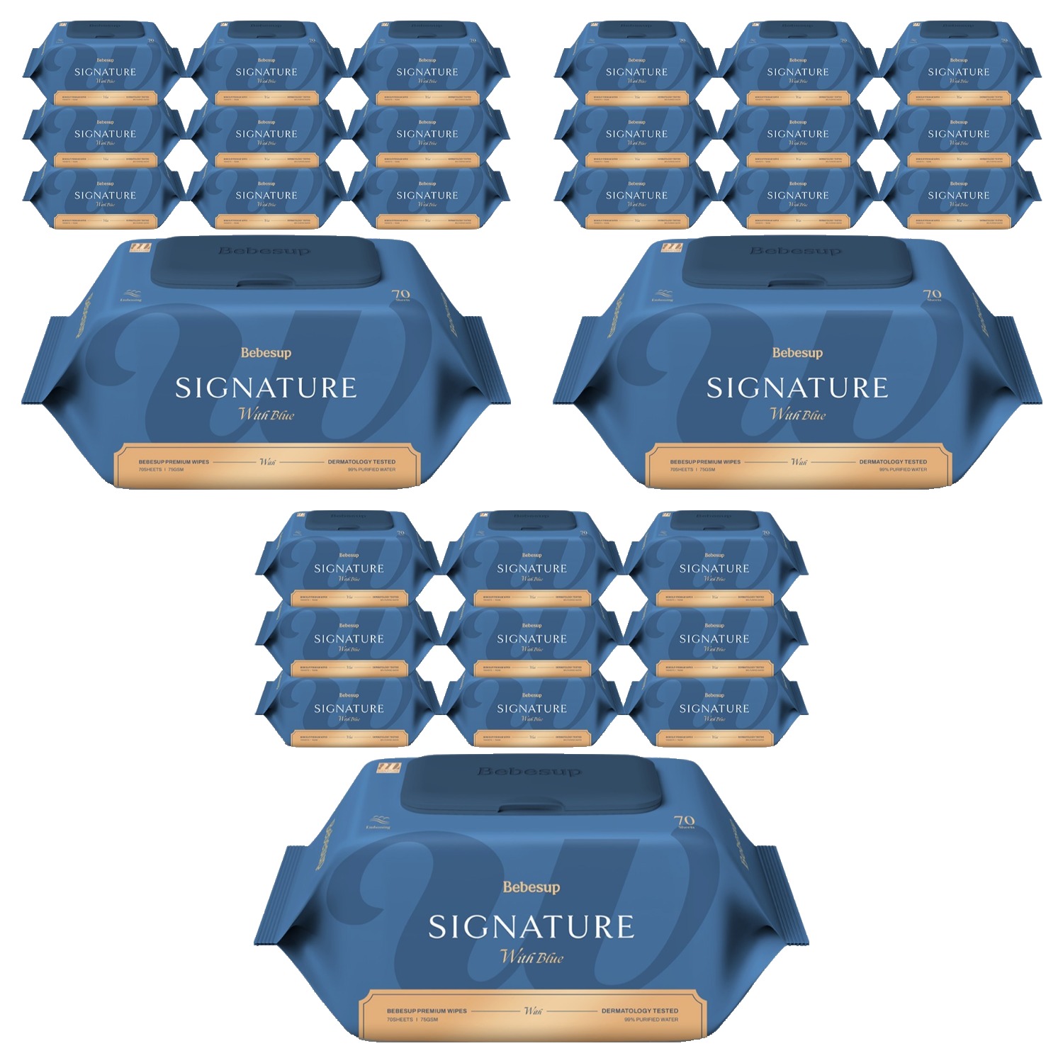베베숲 시그니처 위드 블루 아기물티슈 캡형 49,680원