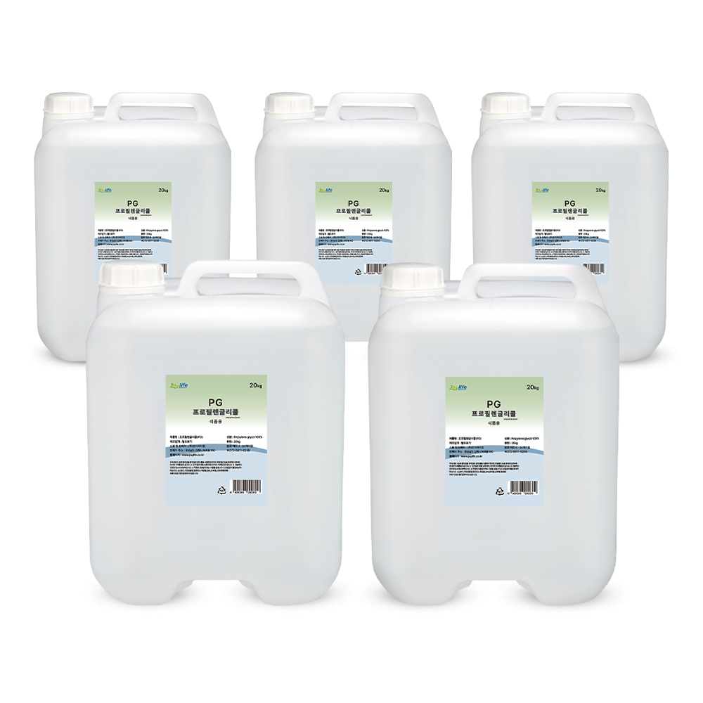 조이라이프 프로필렌글리콜 PG 20kg 5개 천연 화장품 비누 슬라임 1,052,700원