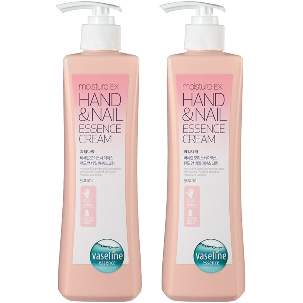 바세린 모이스처 EX 핸드앤네일 핸드크림, 500ml, 2개 9,780원