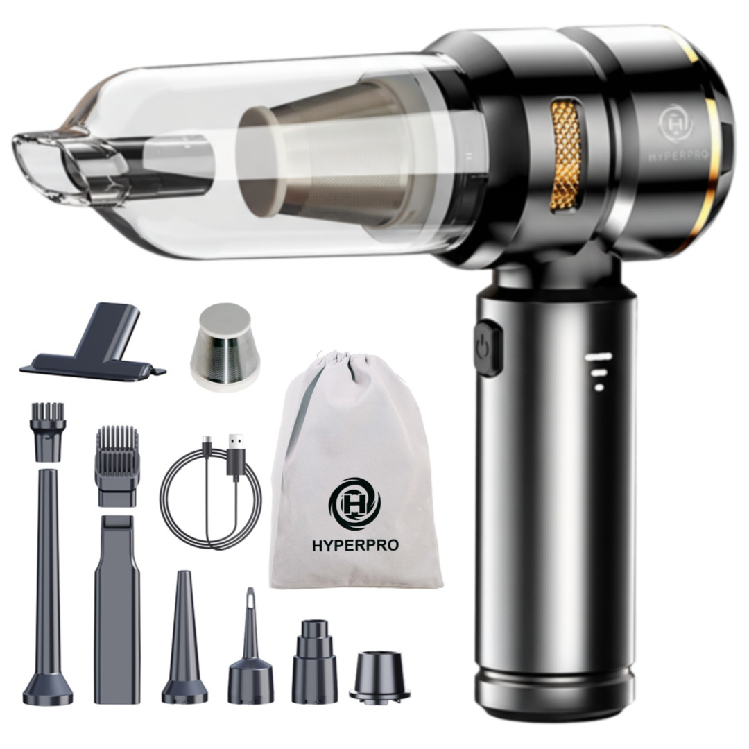 3단터보 HYPERPRO 무선 핸디 청소기 에어건 차량용 캠핑용 실내용 49,800원