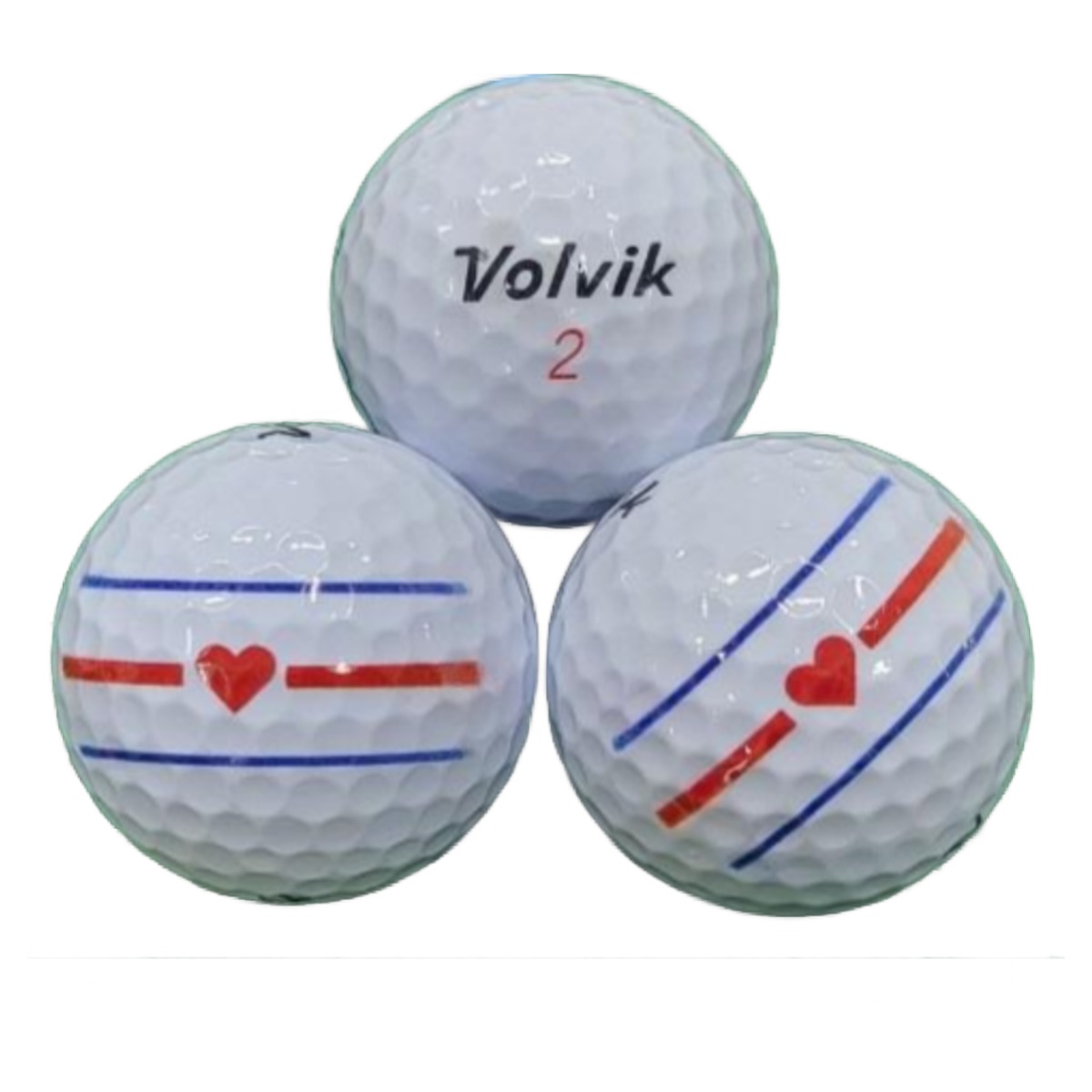 로스트볼 볼빅 삼선인쇄 3피스 A+급 흰볼 칼라볼 30알 골프공 크리스탈 플라이온 로스트볼, 3. 삼선 볼빅 3피스 흰볼 A+급 30알, 1개 27,200원