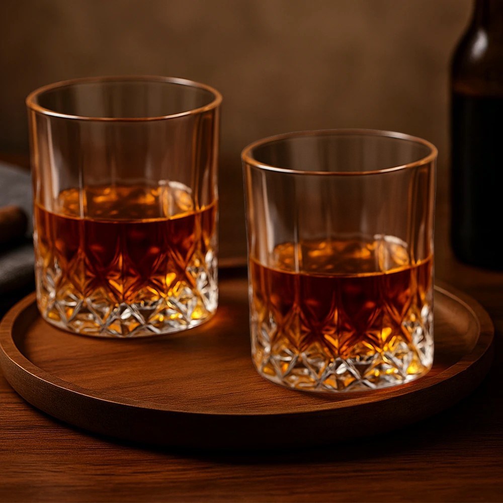 픽커리 클래식 크리스탈 양주 위스키 언더락 컷 글라스 잔 9,900원