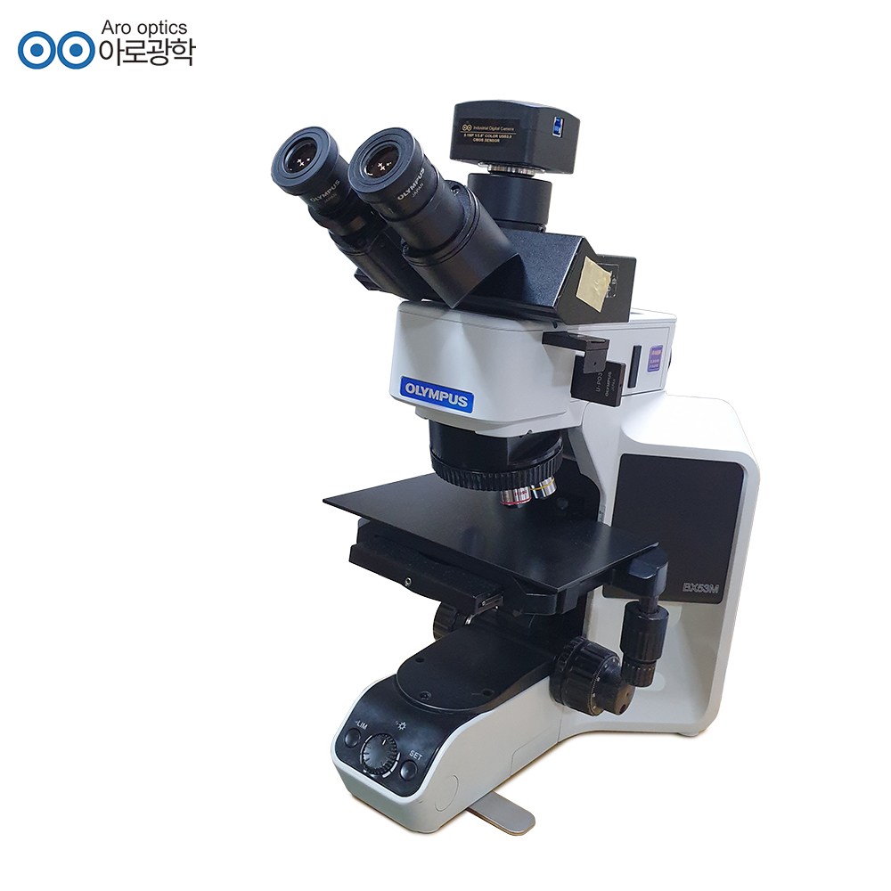 중고 아로 올림푸스 BX53M 고화질 500만화소 카메라 현미경 세트 연구실 11,500,000원