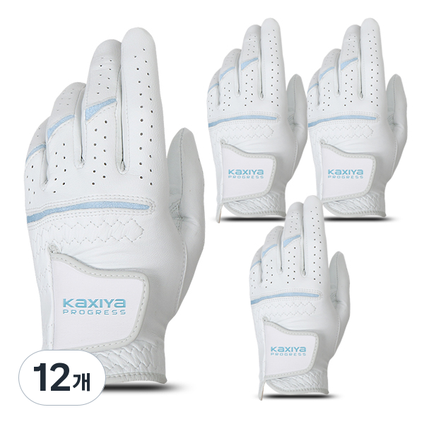 [KAXIYA] 카시야 올양피 골프장갑 남성용 왼손 4장, 12개, 화이트 76,980원