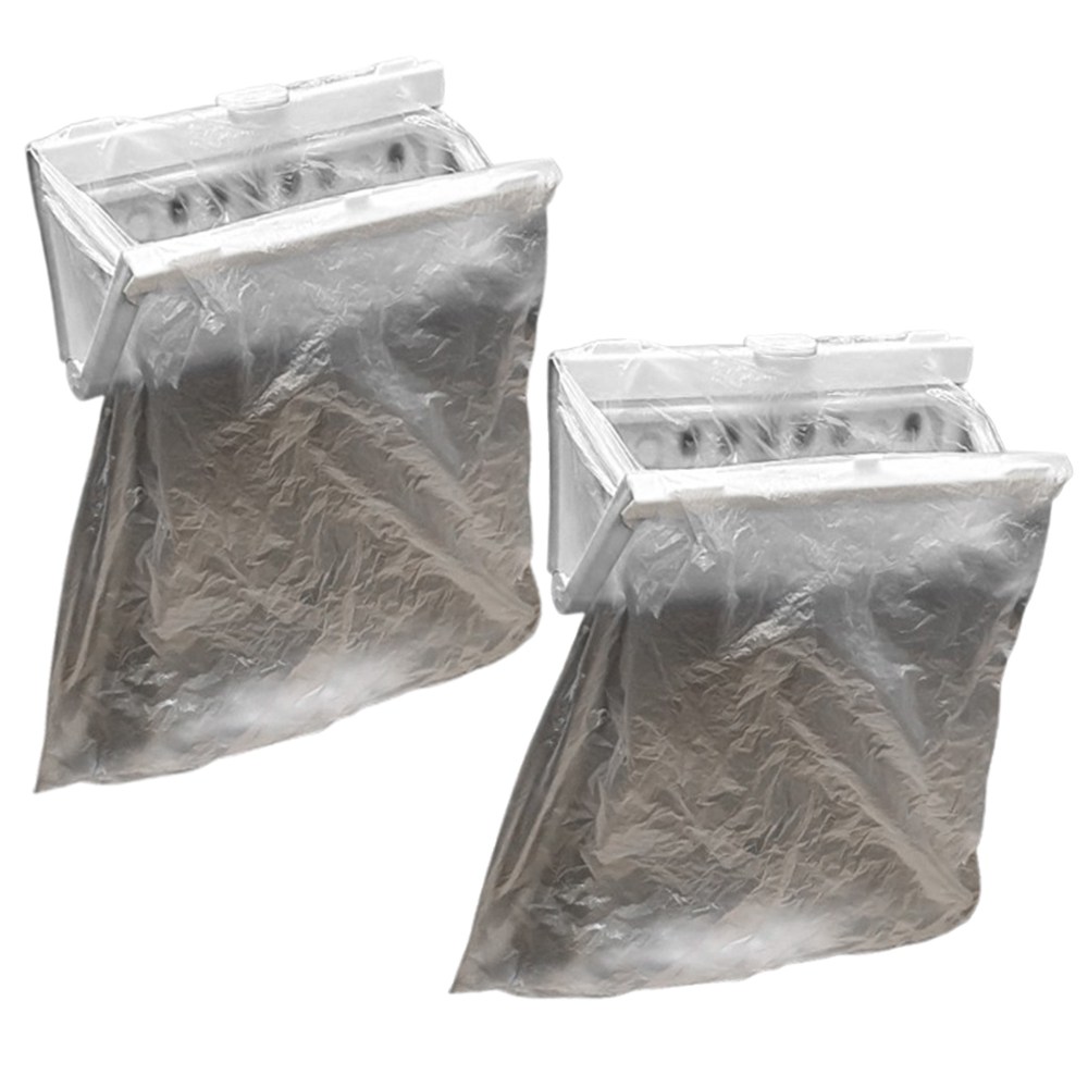 본라이프 다용도 음식물 쓰레기통 쓰레기봉지 홀더 악취차단 봉투클립 분리수거 봉투거치대 봉투걸이 씽크대 걸이형 쓰레기봉투 밀폐 벽걸이 휴지통 비닐봉지걸이 싱크대걸이 쓰레기홀더, 화이트, 2개 12,700원