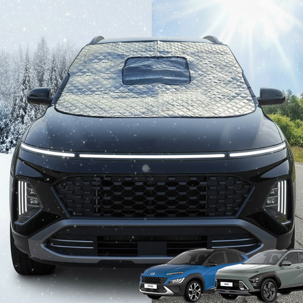 벤비아믹스 코나 호환 자석 성에방지 커버 햇빛가리개 블랙박스 코나EV 주차카바 실외주차 야외 차박 사생활보호 00753 17,800원