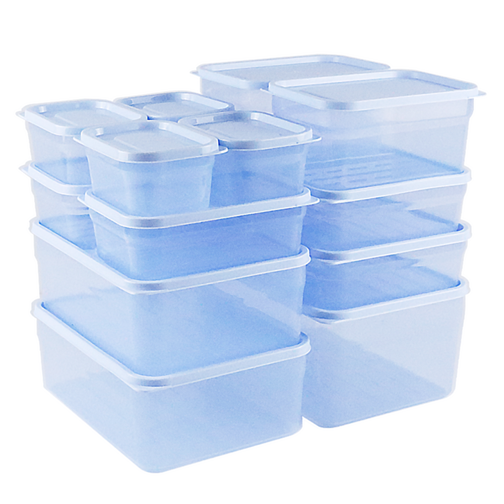 말랑핏 휘어지는 냉동실 정리 용기 250ml x 4p + 600ml x 2p + 900ml x 2p +1.3L x 2p + 2L x 2p + 2.7L 세트, 1세트 25,600원