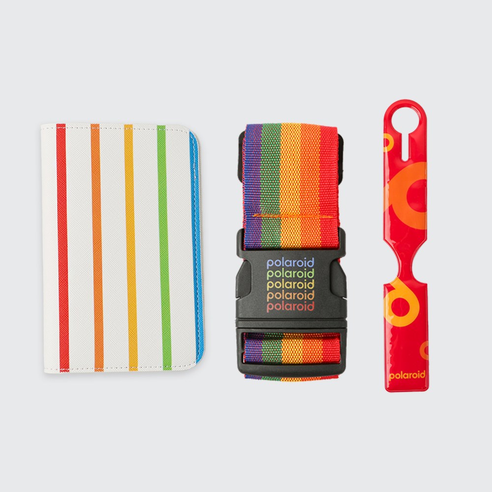 폴라로이드 여권케이스+네임택+캐리어벨트 세트 18,900원