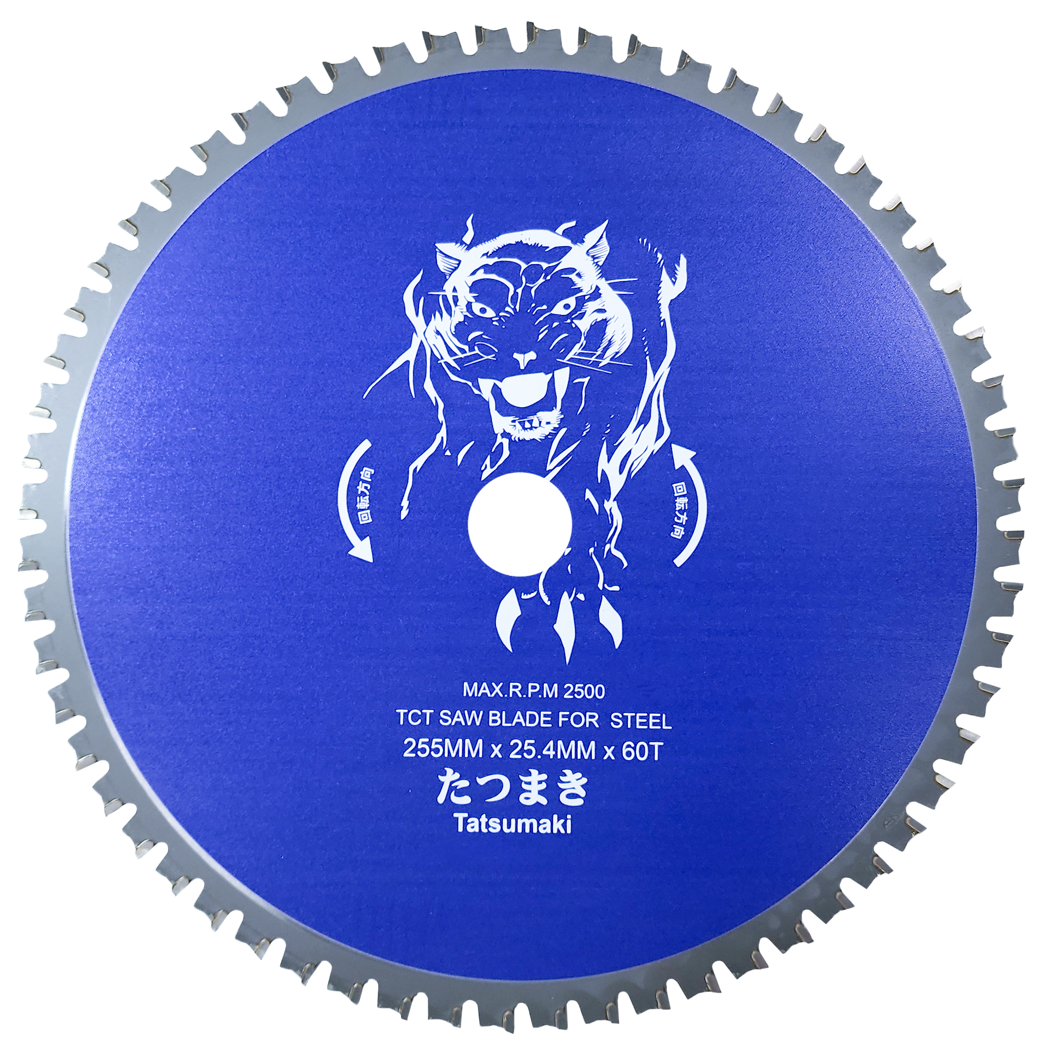 타쓰마끼 원형톱날 금속용 255 x 25.4 x 2.8 x 60T, 1개 30,000원